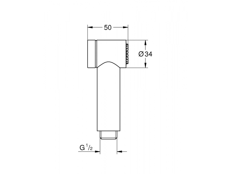 Купить Гигиенический душ Grohe Sena 26328000 металлический