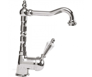 Смеситель Cezares VINTAGE-LSM2-01-Sw для раковины, хром, ручка Swarovski
