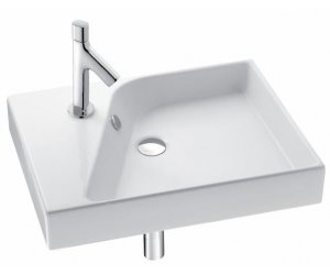 Раковина Jacob Delafon Formilia Rythmik E4783-00, 60 х 46 см, подвесная