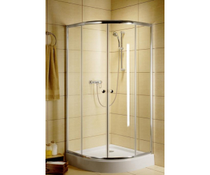 Душевой уголок Radaway Classic A 80 x 80 х 185 см, стекло сатин, профиль белый, 30010-04-02