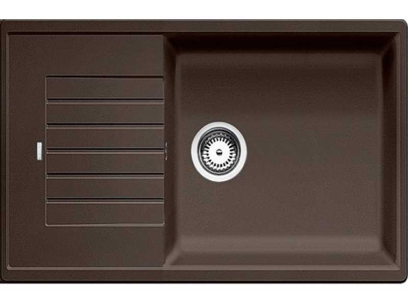 Купить Мойка кухонная Blanco Zia XL 6S Compact, цвет темно-коричневый (523282)