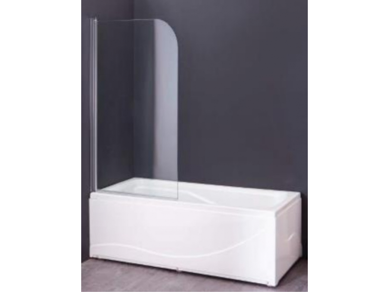 Купить Душевая шторка на ванну Aquanet SG-750 209411 75 x150 см стекло прозрачное