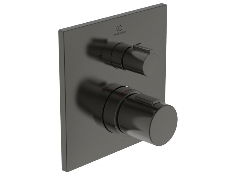 Купить Смеситель Ideal Standard Ceratherm C100 встраиваемый для ванны и душа, черный, A7522A5