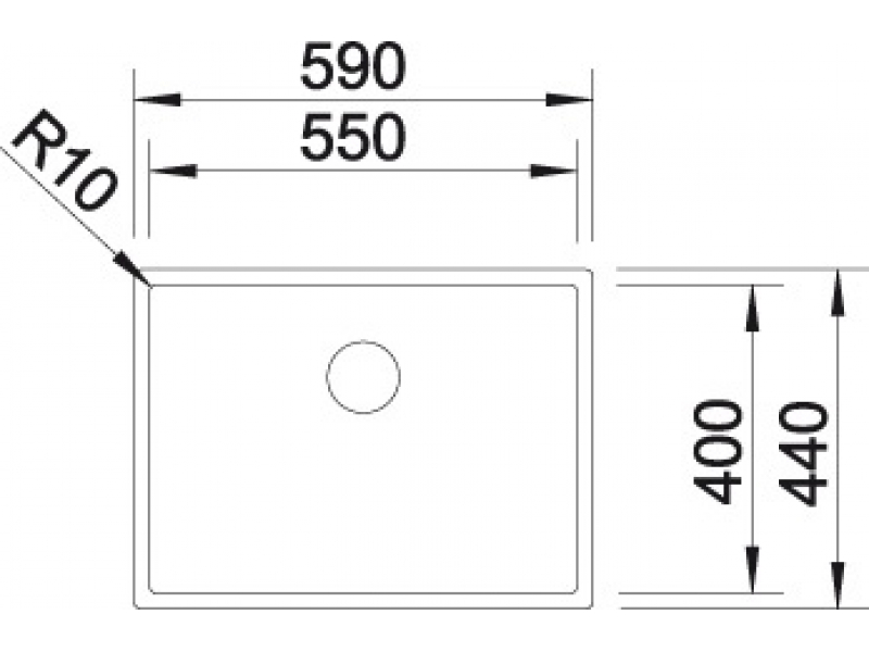 Купить Мойка Blanco Claron 550-T-U 517276