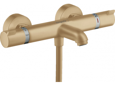 Смеситель Hansgrohe Ecostat Comfort для ванны и душа, термостатический, бронза шлифованная, 13114140