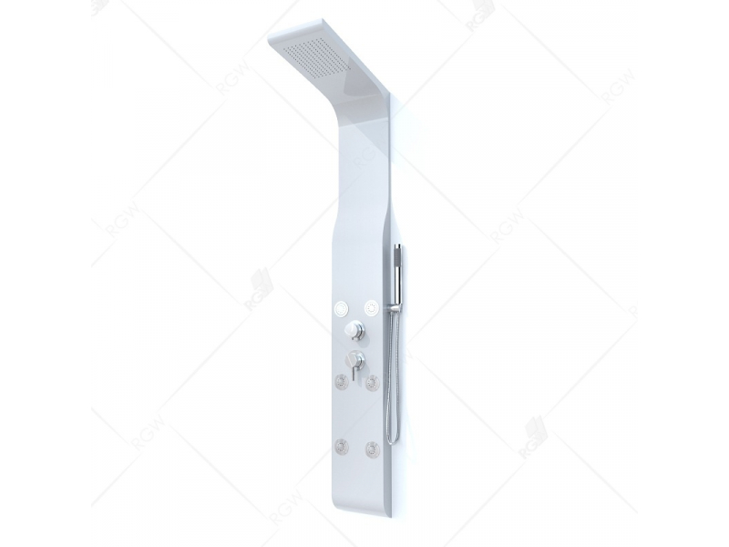 Купить Гидромассажная душевая панель RGW Shower Panels SP-02, 21140102-03, цвет белый