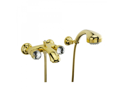 Смеситель Migliore Axo Swarovski 18505 для ванны/душа - золото