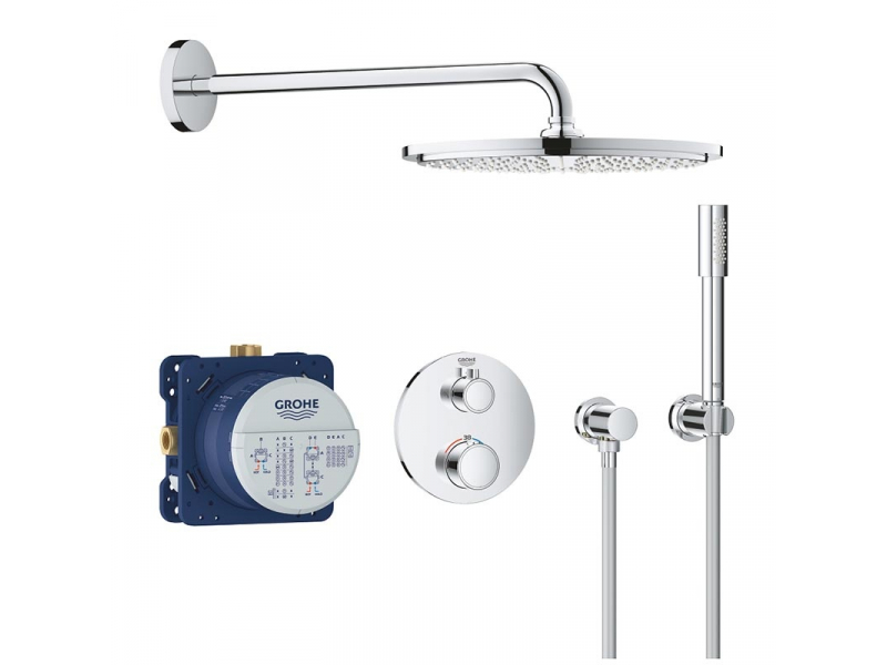 Купить Душевая система Grohe Grohtherm Rainshower Cosmopolitan 34731000, хром
