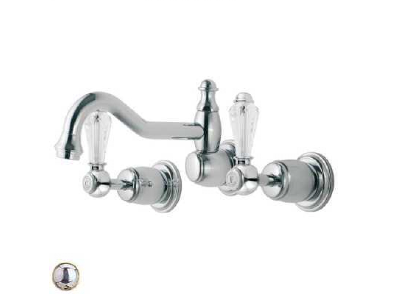 Купить Смеситель Bandini Antica 560820KO06 для раковины, хром/золото