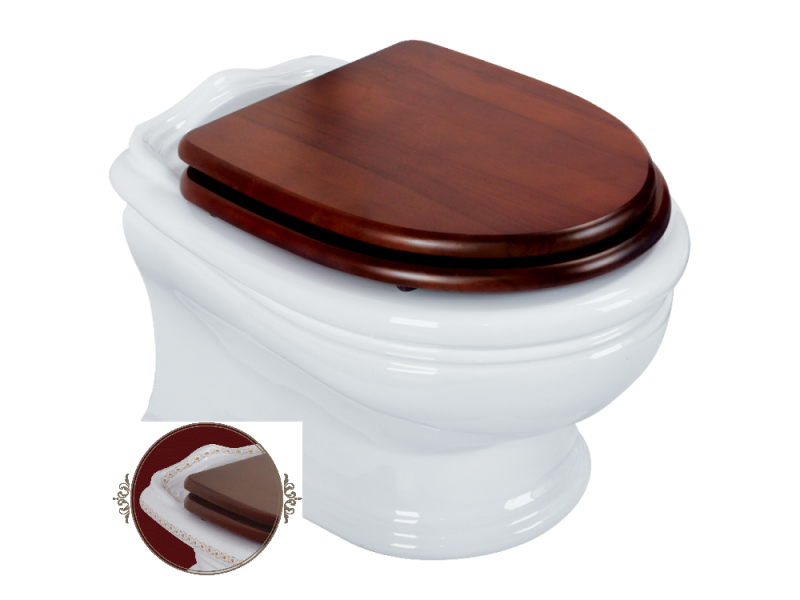 Купить Подвесной унитаз Migliore Milady ML.MLD-25.740.D3.BR