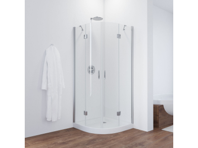 Душевой уголок Vegas Glass AFS, 90 x 90 x 190 см, профиль глянцевый хром, стекло прозрачное
