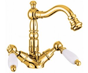 Смеситель для биде Emmevi Deco Ceramic 121614OR, золото
