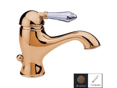 Смеситель Nicolazzi Classico 3402DB76 для ванны и душа, темная бронза, ручки P.M. BLANC