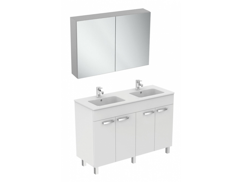 Купить Тумба под раковину Ideal Standard Tempo 120 см, напольная, белый лак глянцевый, E0538WG