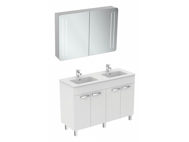 Купить Тумба под раковину Ideal Standard Tempo 120 см, напольная, белый лак глянцевый, E0538WG