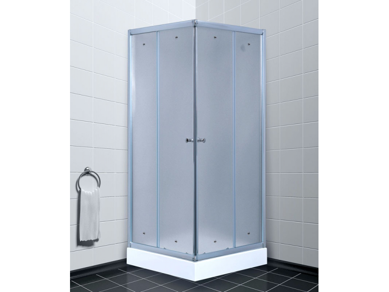 Купить Душевой уголок Timo TL-9002 F Fabric Glass, стекло матовое, 90 х 90 х 200 см