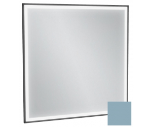 Зеркало Jacob Delafon Allure EB1435-S50, 80 х 80 см, с подсветкой, лакированная рама аквамарин сатин