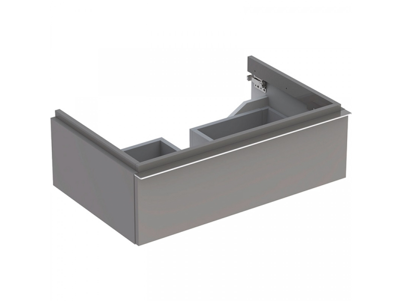 Купить Тумба под раковину Geberit iCon 840277000, 75 см, цвет платиновый