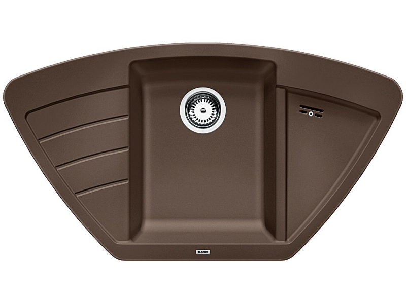 Купить Мойка Blanco Zia 9E 515074 кофе, 93 x 51 см