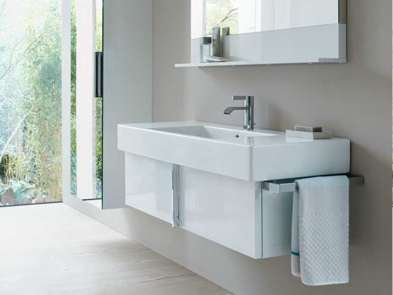 Купить Раковина для мебели Duravit Vero 0329120000, 125*49 см