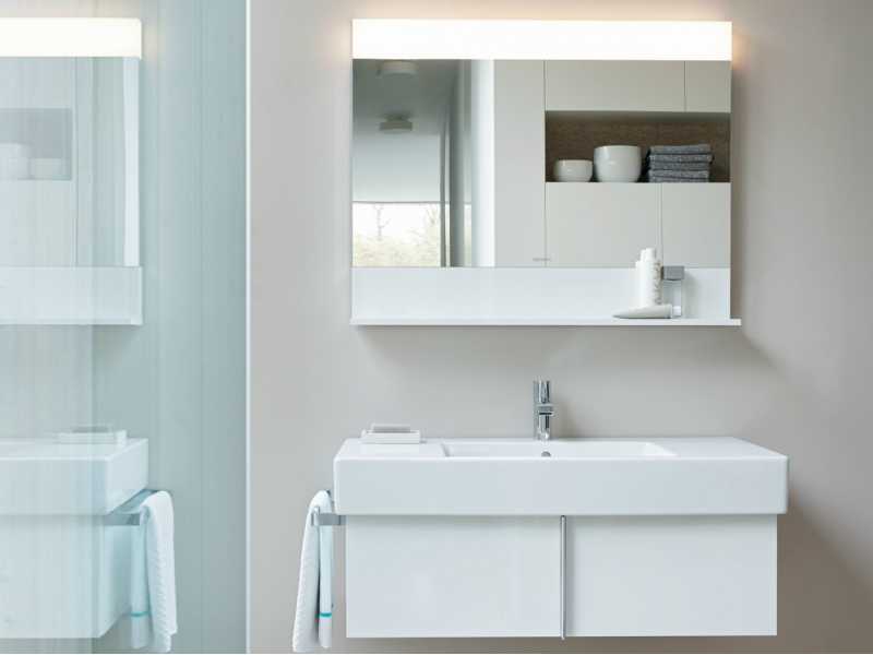 Купить Раковина для мебели Duravit Vero 0329120000, 125*49 см