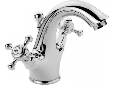 Смеситель для раковины Bugnatese Lady 934CR, с донным клапаном, хром