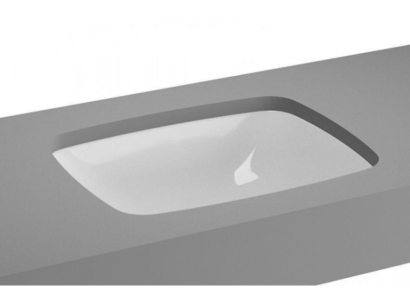 Купить Раковина Vitra Metropole 5668B003-1083 57x40 см, встраиваемая снизу, без перелива