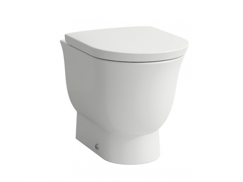Купить Унитаз Laufen New Classic 8. 2385.1.757.000.1 37 x 53 x 43 см приставной, безободковый, цвет белый матовый
