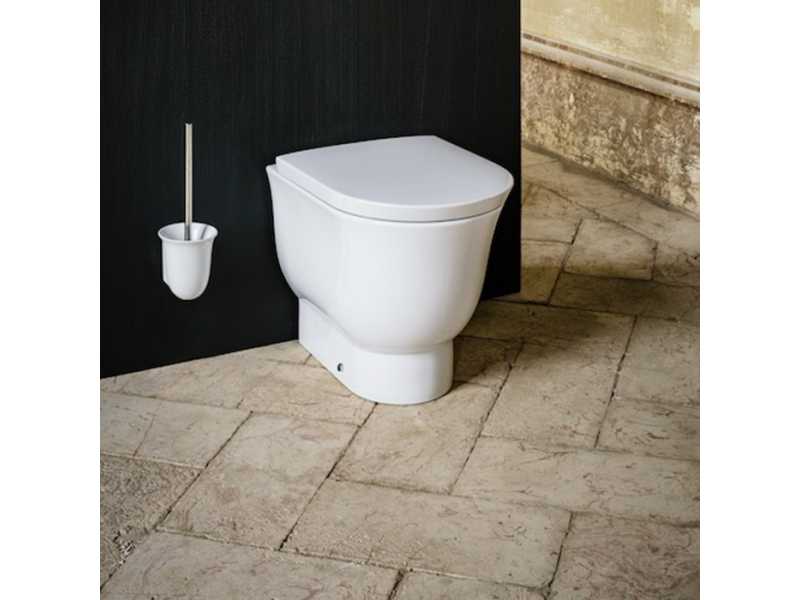 Купить Унитаз Laufen New Classic 8. 2385.1.757.000.1 37 x 53 x 43 см приставной, безободковый, цвет белый матовый