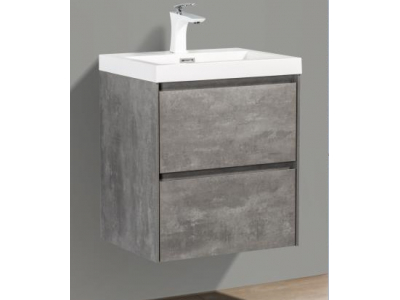 Тумба под раковину BelBagno Pietra Mini PIETRA MINI-500-2C-SO-SCM 50 см, серый (Stucco Cemento)
