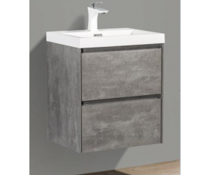Тумба под раковину BelBagno Pietra Mini PIETRA MINI-500-2C-SO-SCM 50 см, серый (Stucco Cemento)