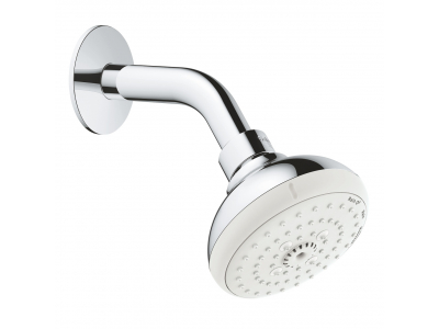 Верхний душ Grohe New Tempesta 100 III 26088001 (26088000), 100х100 мм, 3 режима струи, с держателем