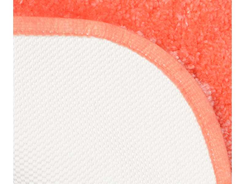 Купить Коврик WasserKraft Wern BM-2574 Reddish orange напольный, цвет - красно-оранжевый, 55 х 57 см