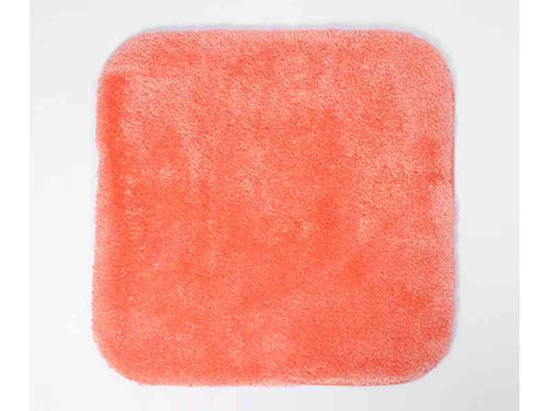 Купить Коврик WasserKraft Wern BM-2574 Reddish orange напольный, цвет - красно-оранжевый, 55 х 57 см