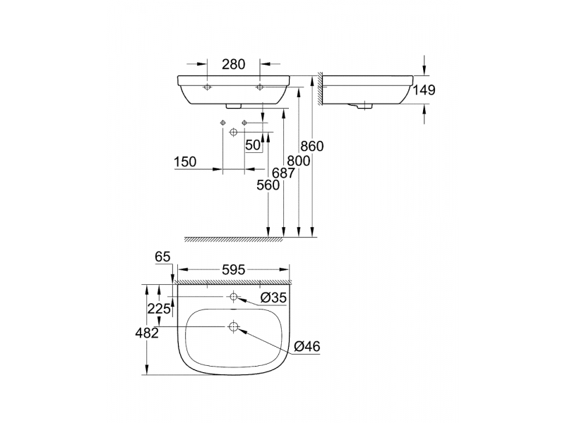 Купить Раковина Grohe Euro Ceramic 39335000