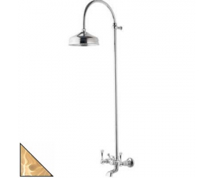 Душевая система Bandini Antica 663620ZZ06, ручки керамические Antica, цирконий