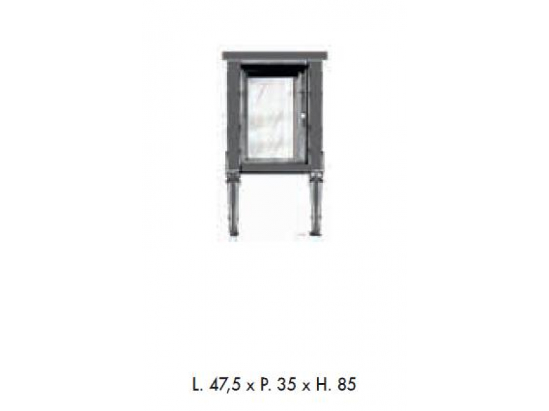 Купить Комплект мебели Labor Legno MILADY Composizione MIL 102, черный с серебром, 105 см