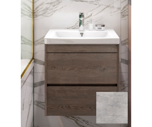Тумба под раковину Art&Max Family-400-2C-SO-CV, 40 x 35 x 50 см подвесная, серый