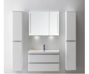 Тумба под раковину BelBagno ENERGIA-N-900-2C-SO-BL, цвет Bianco Lucido