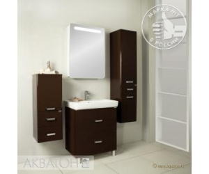 Тумба Акватон Америна 70 Н, 1A169301AM430, темно-коричневая