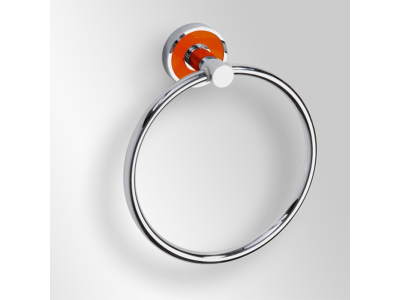 Купить Полотенцедержатель-кольцо Bemeta Trend-i 104104068g 16 x 5 x 19 см, хром, оранжевый