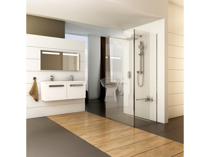 Купить Душевой уголок Ravak Walk-In Corner 110 x 80 см, блестящий/транспарент, GW1CD4C00Z1