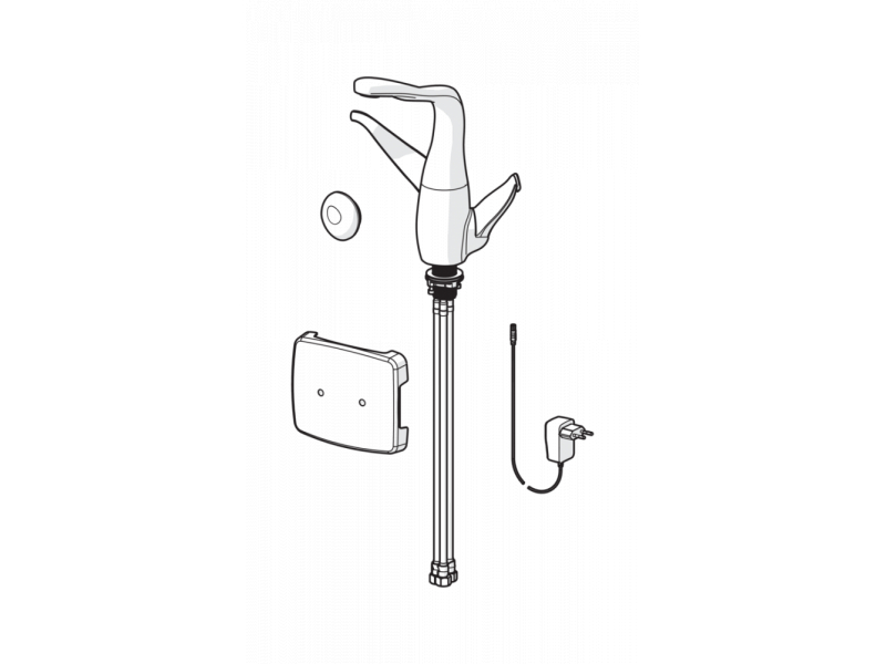 Купить Смеситель для кухни Oras Alessi Swan by Oras 8225F с клапаном для посудомоечной машины