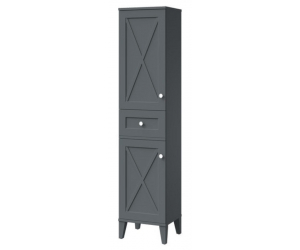 Шкаф-пенал Caprigo Aspetto Torino 34650R/L 35 см, цвет TP-810 графит