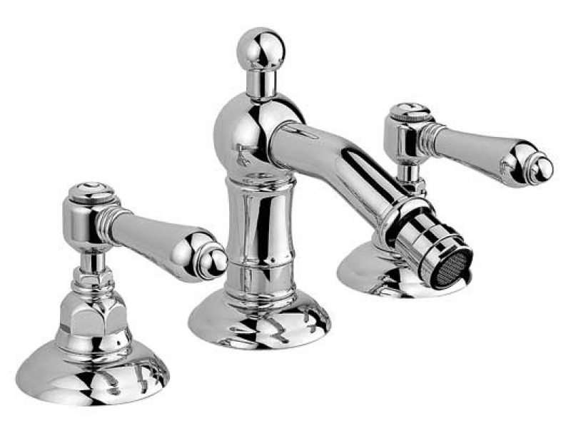 Купить Смеситель Nicolazzi Dames Anglaises 1415CR78 для биде, хром, ручки P. Mont Blanc
