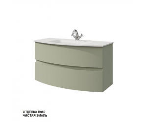 Тумба под раковину Caprigo Integra 100 13914, цвет B059 фисташковый