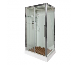 Душевая кабина Deto Z120 Kerava 120 x 90 x 220 см, хром