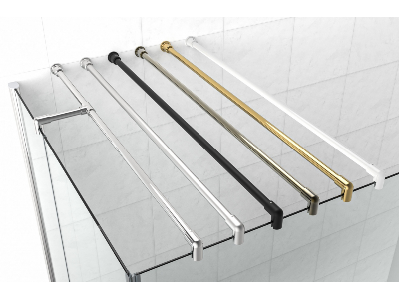 Купить Неподвижная стенка Vegas Glass EAF Lux 86 05 R03, профиль - бронза, стекло – фея, 86*199,5 см