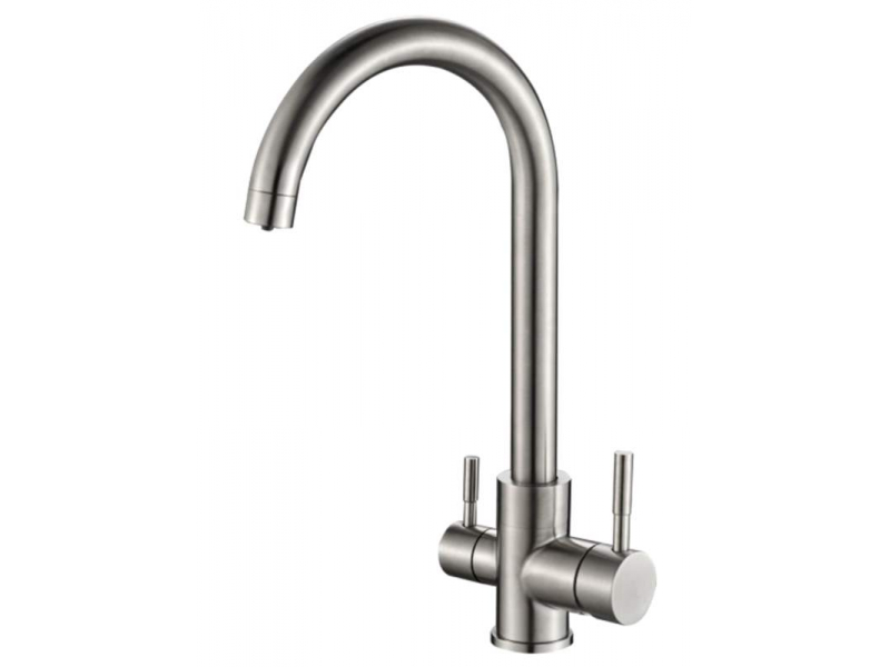 Купить Смеситель Zorg Steel Hammer SH 713 INOX для кухни под фильтр, нержавеющая сталь