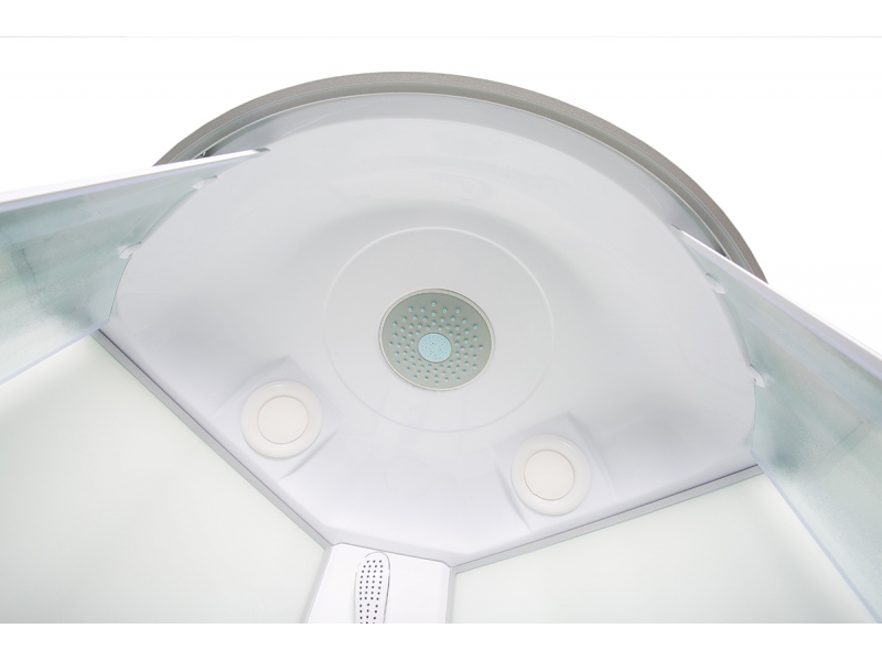 Купить Душевая кабина Deto L 908 80 x 80 см, с крышей, с гидромассажем